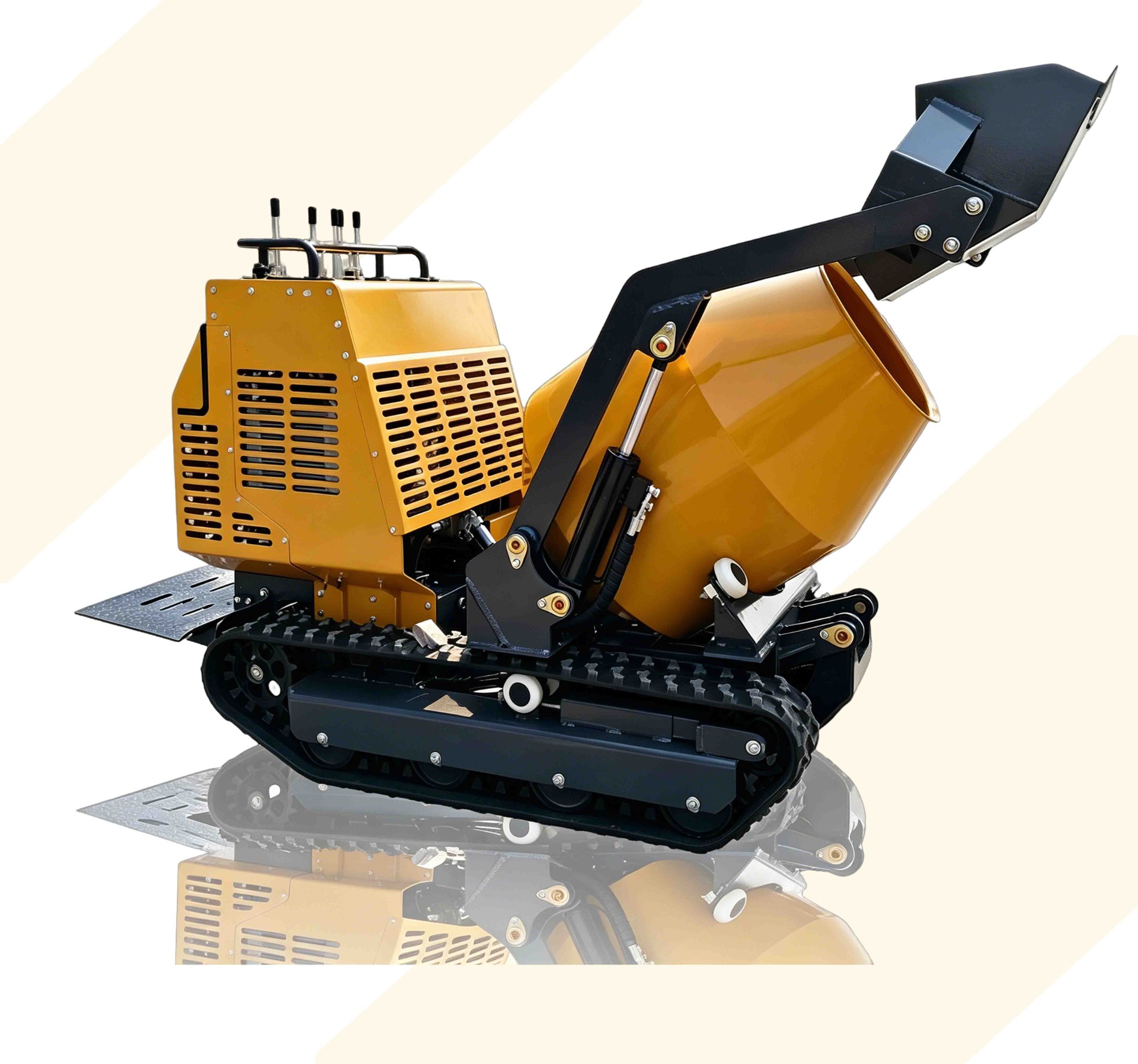 XHT750搅拌罐翻斗车产品参数表