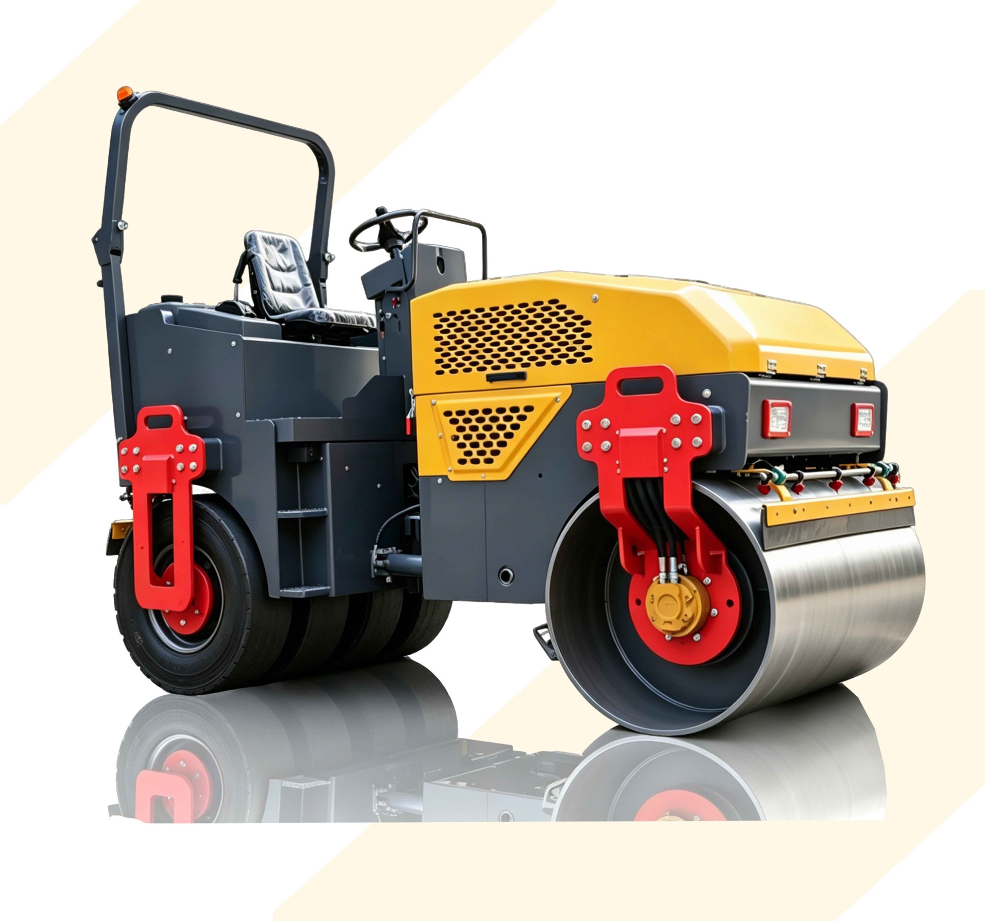 XHRS1400T前钢后胶压路机4吨参数表