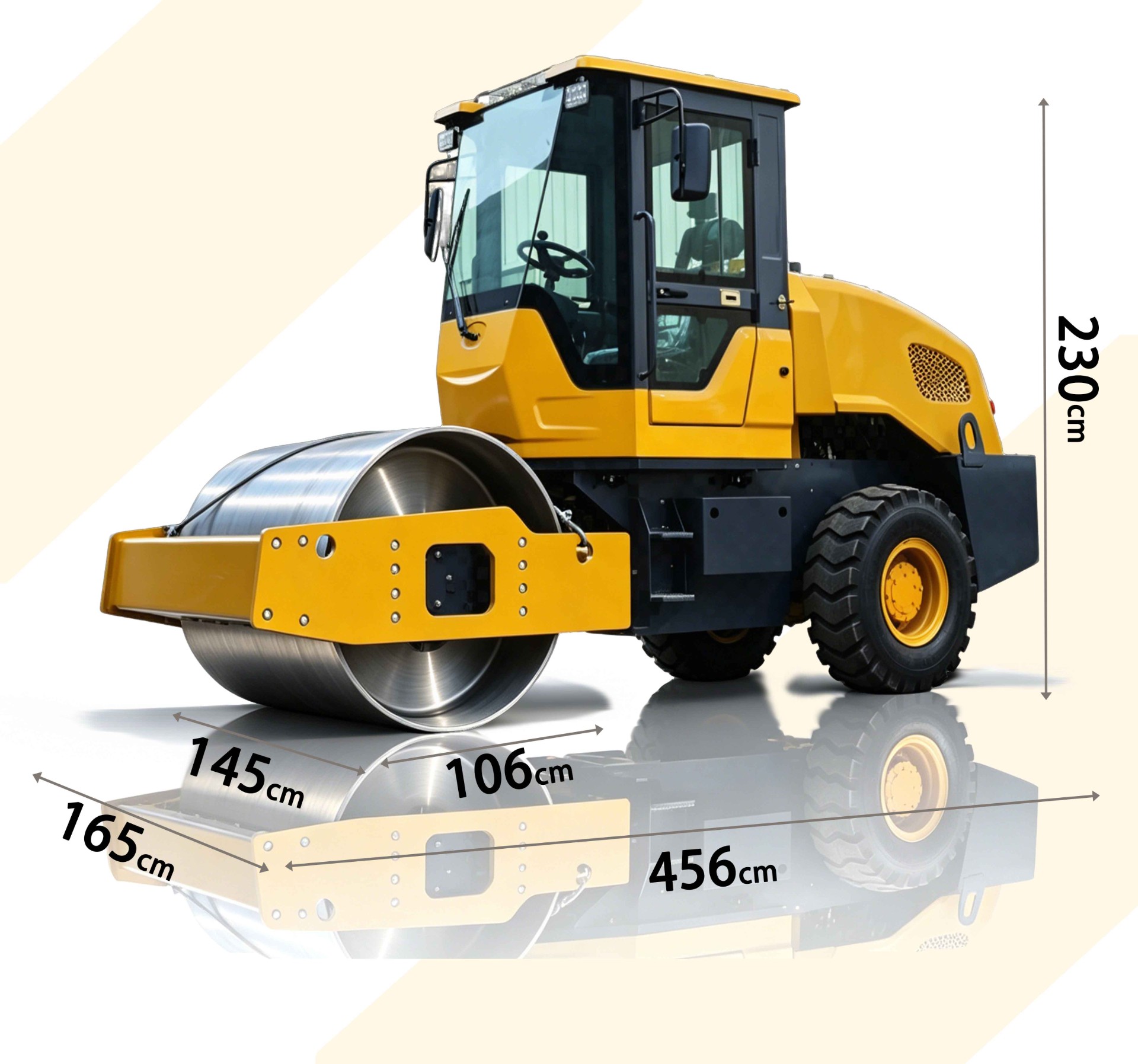 XHR6000单钢轮压路机6吨参数表