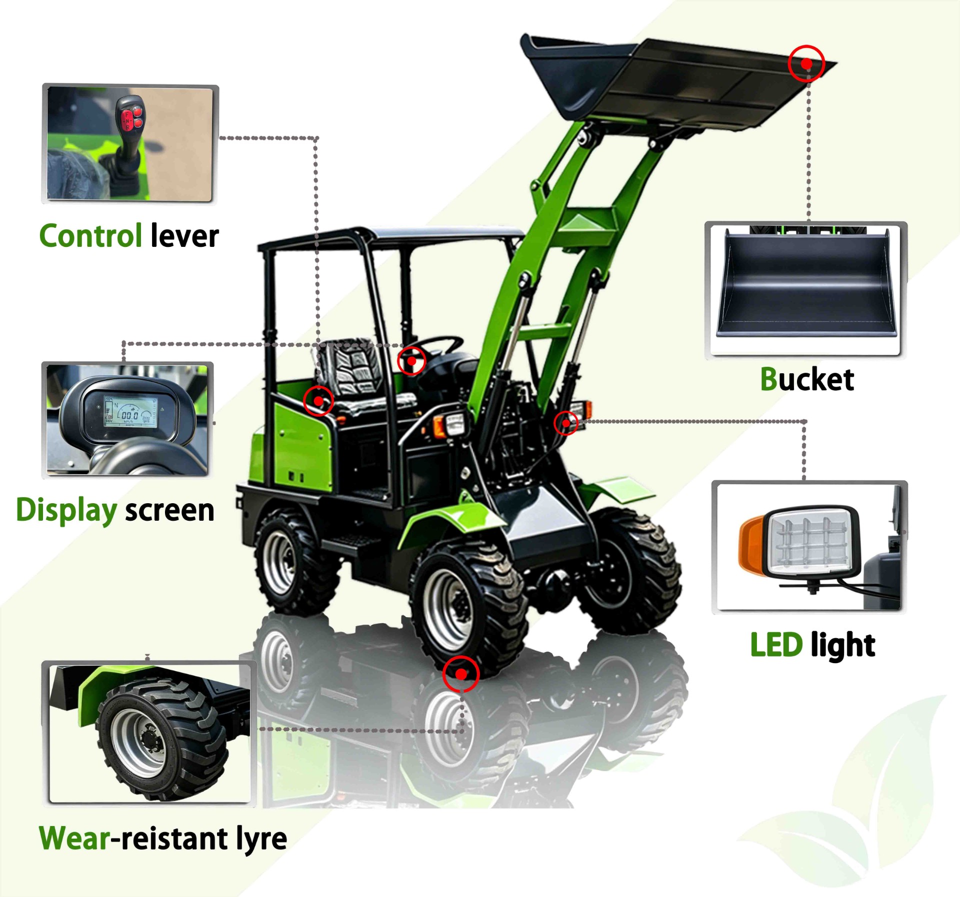XHD50微型电动装载机产品参数